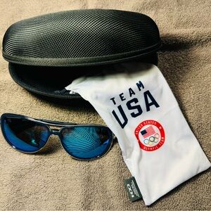 Team USA Olympic Oakley Split Time Aviator Sunglasses - Team USA Issued